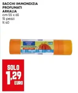 Panorama Sacchi immondizia profumati Arkalia offerta