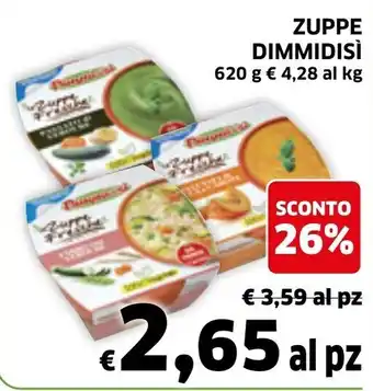 Ecu Discount Dimmidisì Zuppe 620g offerta
