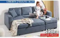 Mondo Convenienza Liberty Tessuto Blue offerta