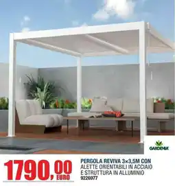 Bricofer Pergola Reviva Gardenia offerta