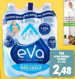 Compri Meglio Eva acqua minerale naturale offerta