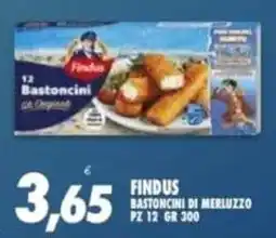 Compri Meglio Findus bastoncini di merluzzo offerta