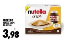 Compri Meglio Ferrero Nutella crepe offerta