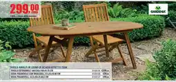 Bricofer Tavolo Amalfi in legno di acacia effetto teak offerta
