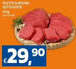 C+C maxigross Filetto di bovino sottovuoto offerta