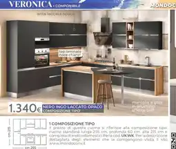 Mondo Convenienza Veronica cucina componibile offerta
