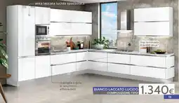 Mondo Convenienza bianco laccato lucido offerta