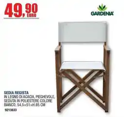 Bricofer Sedia regista Gardenia offerta