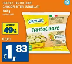 C+C maxigross Orogel tantocuore carciofi interi surgelati offerta