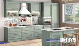 Mondo Convenienza Composizione tipo Verde Salvia offerta