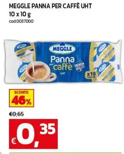 C+C maxigross Meggle panna per caffè UHT offerta