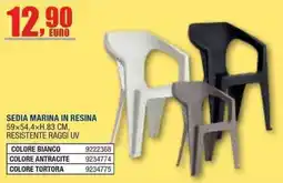 Bricofer Sedia Marina in Resina offerta