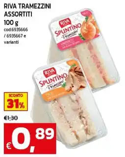 C+C maxigross Riva tramezzini assortiti offerta