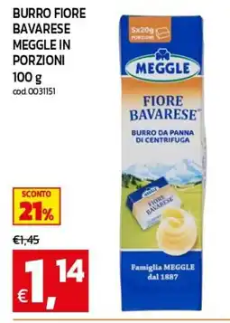 C+C maxigross Burro fiore bavarese Meggle offerta