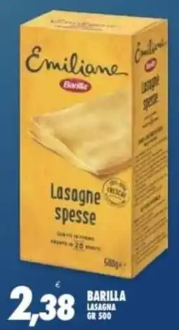 Compri Meglio Barilla Lasagna offerta