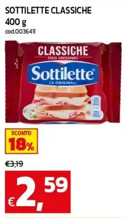 C+C maxigross Sottilette classiche offerta
