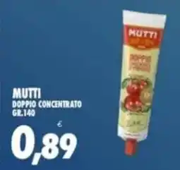 Compri Meglio Mutti doppio concentrato offerta