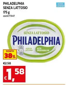 C+C maxigross Philadelphia senza lattosio offerta