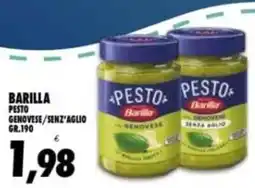 Compri Meglio Barilla pesto genovese senza aglio offerta