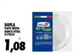 Compri Meglio Dopla piatti frutta bianco ottag. offerta