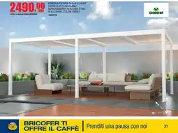 Bricofer Pergola Futura 3x6xH.2,40 MT offerta