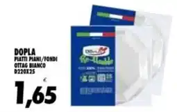 Compri Meglio Dopla piatti piani/fondi ottag bianco offerta
