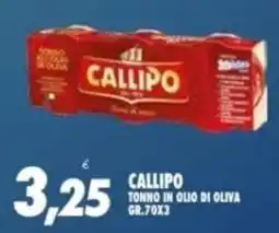 Compri Meglio Callipo tonno in olio di oliva offerta