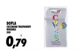 Compri Meglio Dopla cucchiaini trasparenti offerta