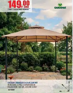 Bricofer Gazebo Tabasco Gardenia offerta