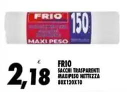Compri Meglio Frio sacchi trasparenti maxipeso nettezza offerta