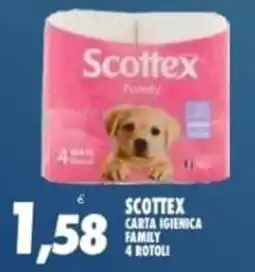 Compri Meglio Scottex carta igienica family offerta