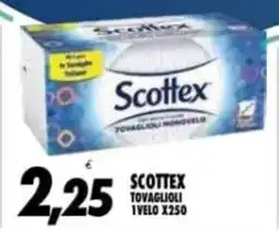 Compri Meglio Scottex tovaglioli 1 velo offerta