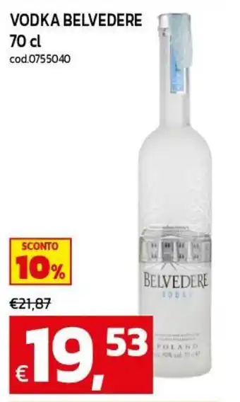 C+C maxigross Vodka Belvedere offerta