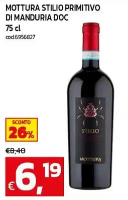 C+C maxigross Mottura Stilio Primitivo di Manduria DOC offerta