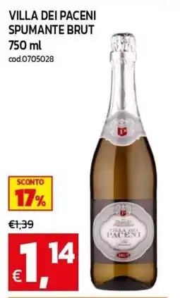 C+C maxigross Villa dei Paceni Spumante Brut offerta