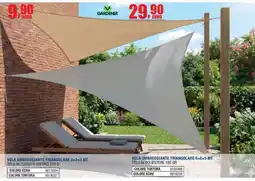 Bricofer Vela ombreggiante triangolare Gardenia offerta
