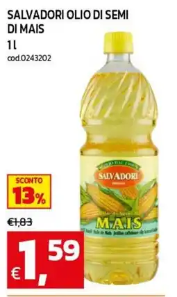 C+C maxigross Salvadori olio di semi di mais offerta