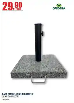 Bricofer Base ombrellone in granito Gardenia offerta
