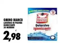Compri Meglio Omino Bianco lavatrice in polvere igienizzante offerta