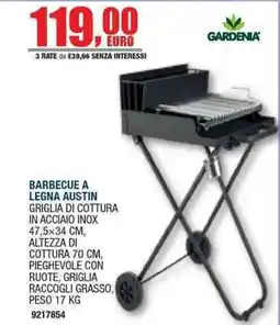 Bricofer Barbecue a legna Austin offerta