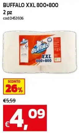 C+C maxigross Buffalo carta igienica offerta