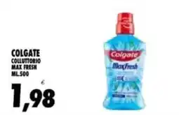 Compri Meglio Colgate colluttorio max fresh offerta