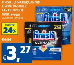 C+C maxigross Finish Ultimate pastiglie lavastoviglie offerta