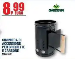 Bricofer Ciminiera di accensione per briquette e carbone Gardenia offerta