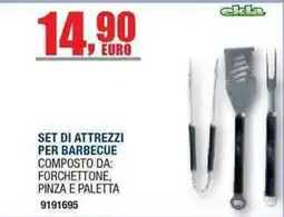 Bricofer Set di attrezzi per barbecue Ekla offerta