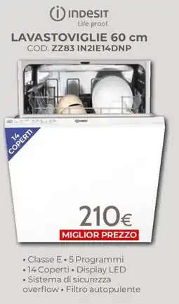 Mondo Convenienza Indesit lavastoviglie 60 cm offerta
