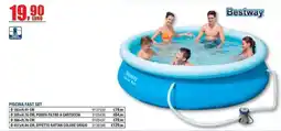 Bricofer Piscina Fast Set Bestway offerta