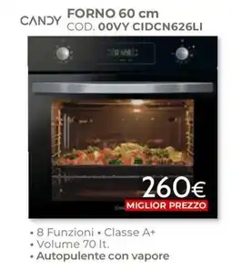 Mondo Convenienza Forno 60 cm Candy offerta