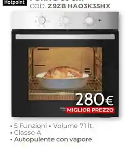 Mondo Convenienza Forno Hotpoint offerta
