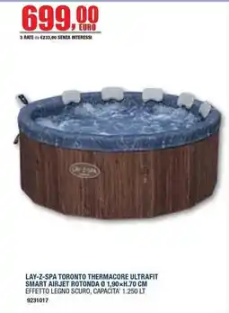 Bricofer Lay-Z-Spa Toronto Thermacore Ultrafit offerta